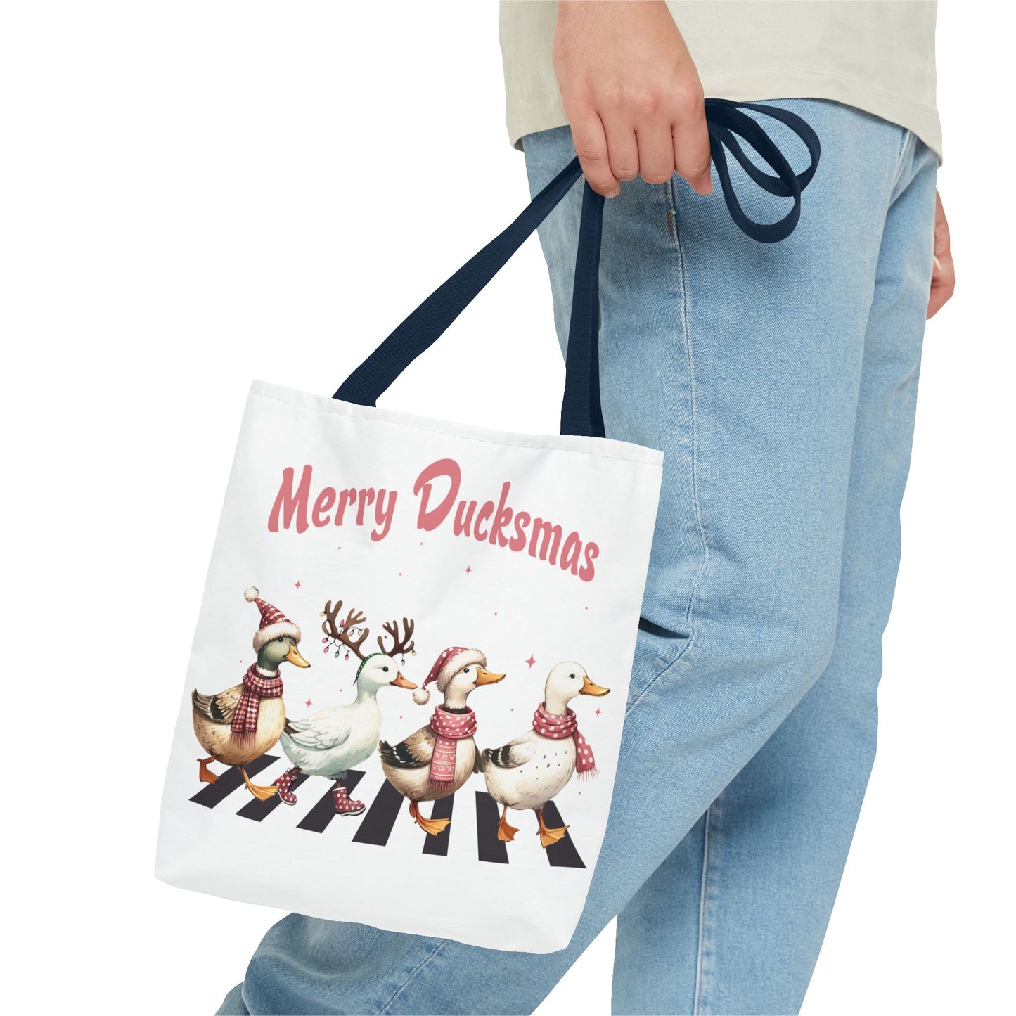 Christmas - Tote Bag (AOP) - Merry Ducksmas