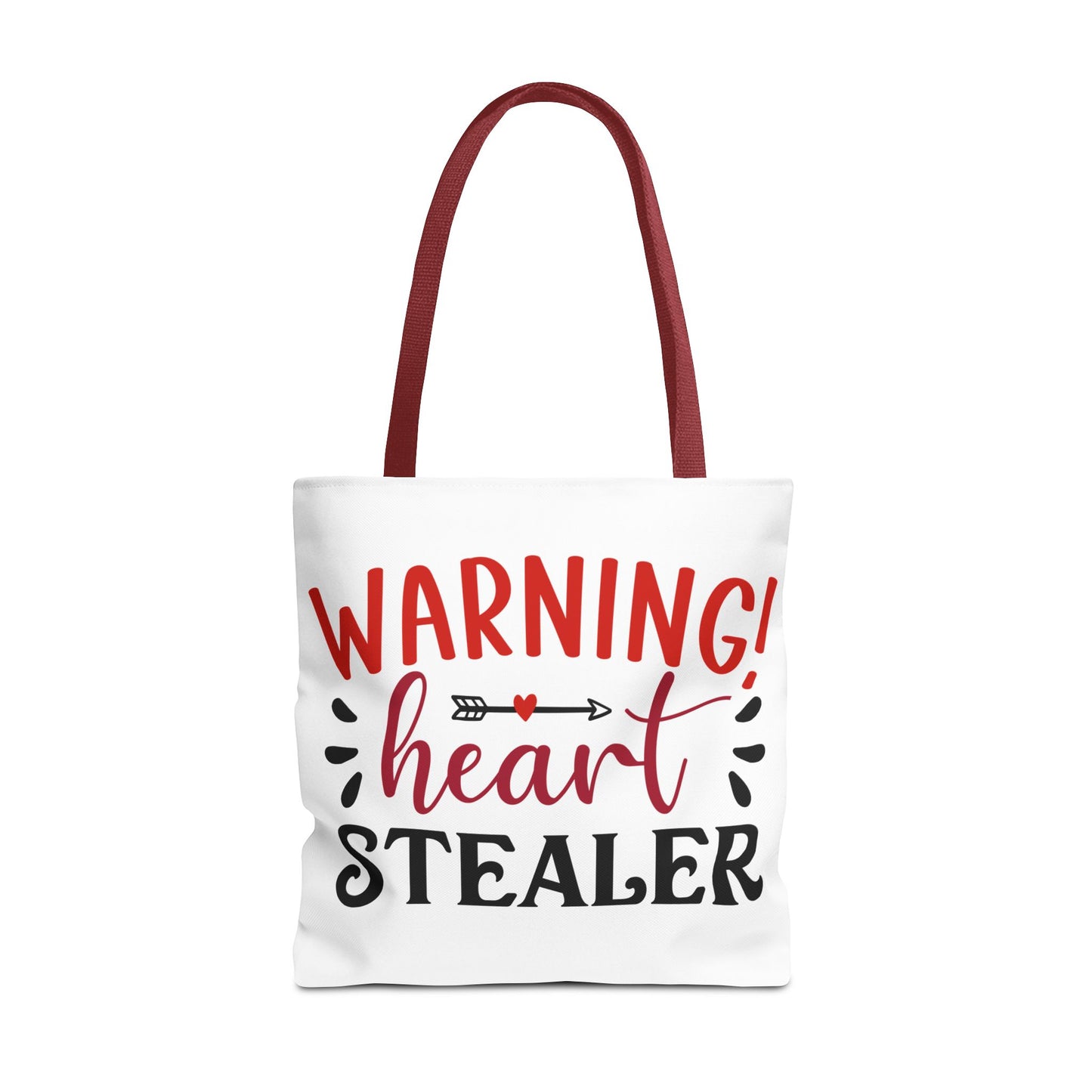 Valentine's - Tote Bag (AOP) - Warning Heart Stealer