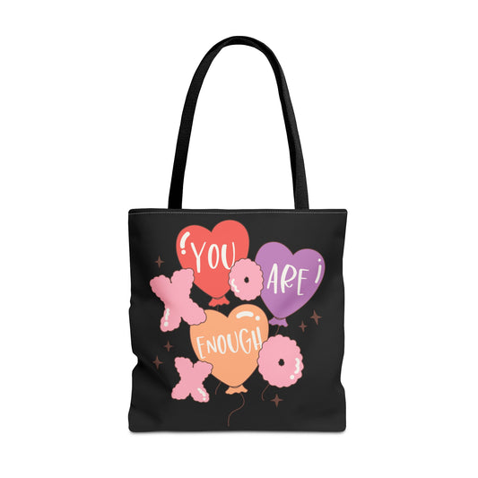 Valentine's - Tote Bag (AOP) - You Are Enough