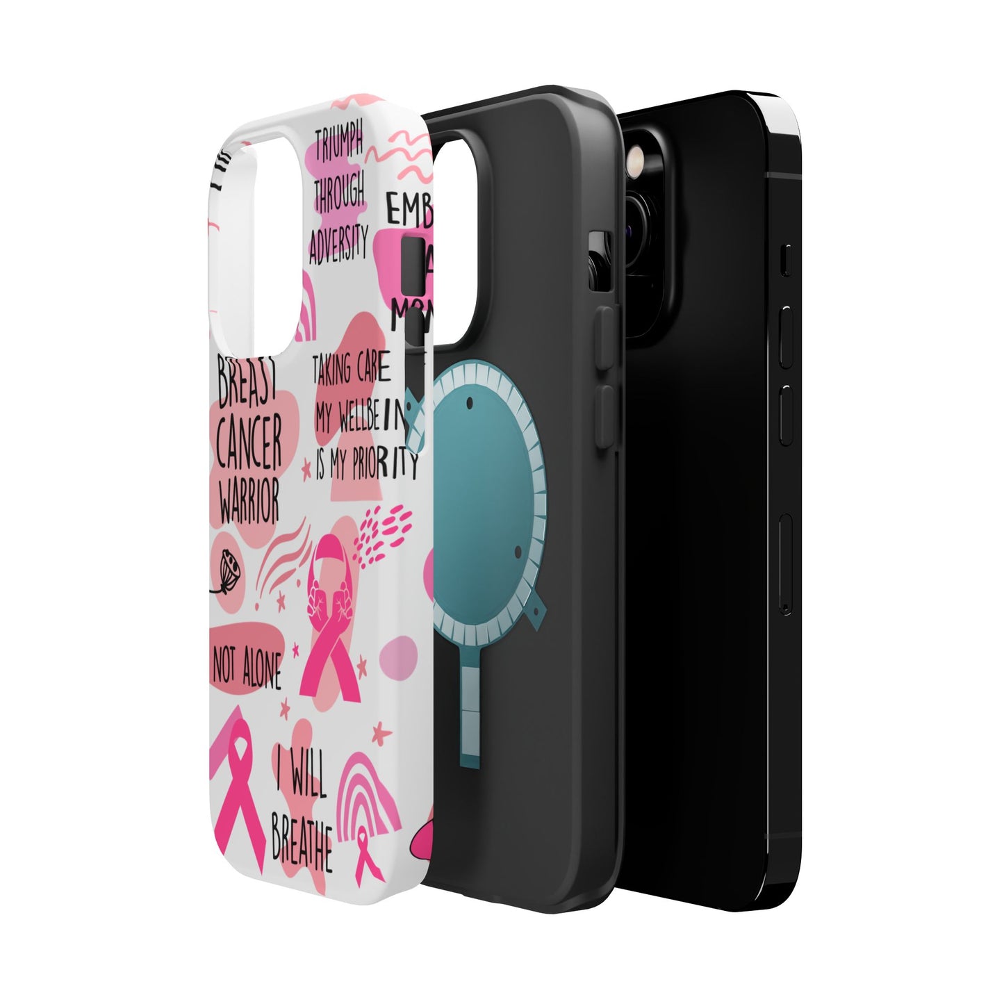 Magnetic Tough Cases - Breast Cancer Warrior