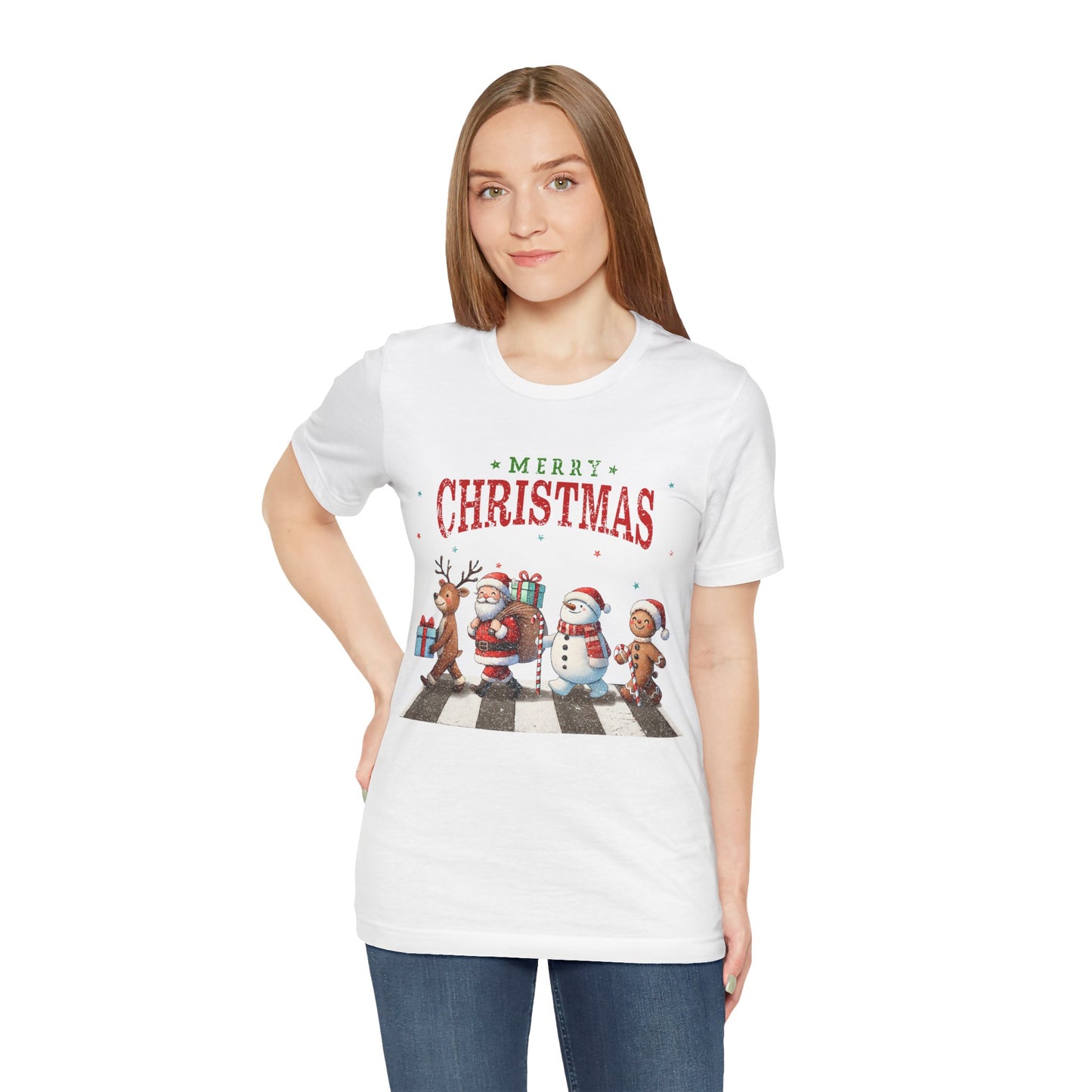 Christmas - Unisex Jersey Short Sleeve Tee - Santa Team