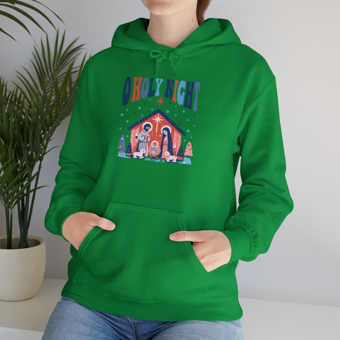 Christmas - Unisex Heavy Blend™ Hooded Sweatshirt - O Holy Night