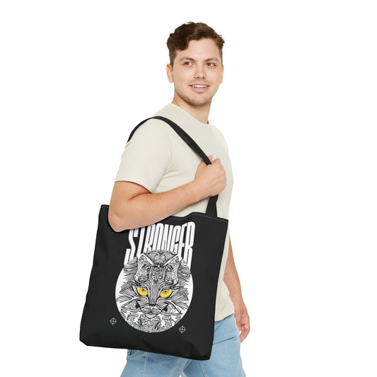 Tote Bag (AOP) - Stronger - Black