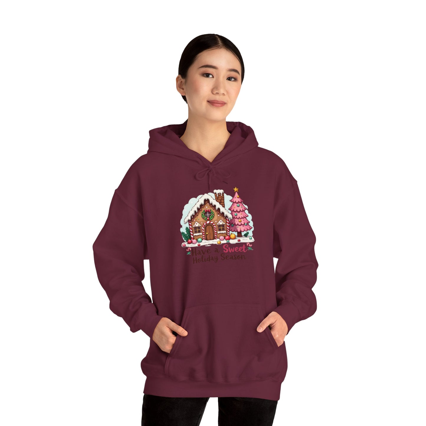 Christmas - Unisex Heavy Blend™ Hooded Sweatshirt - Have A Sweet Holiday Season