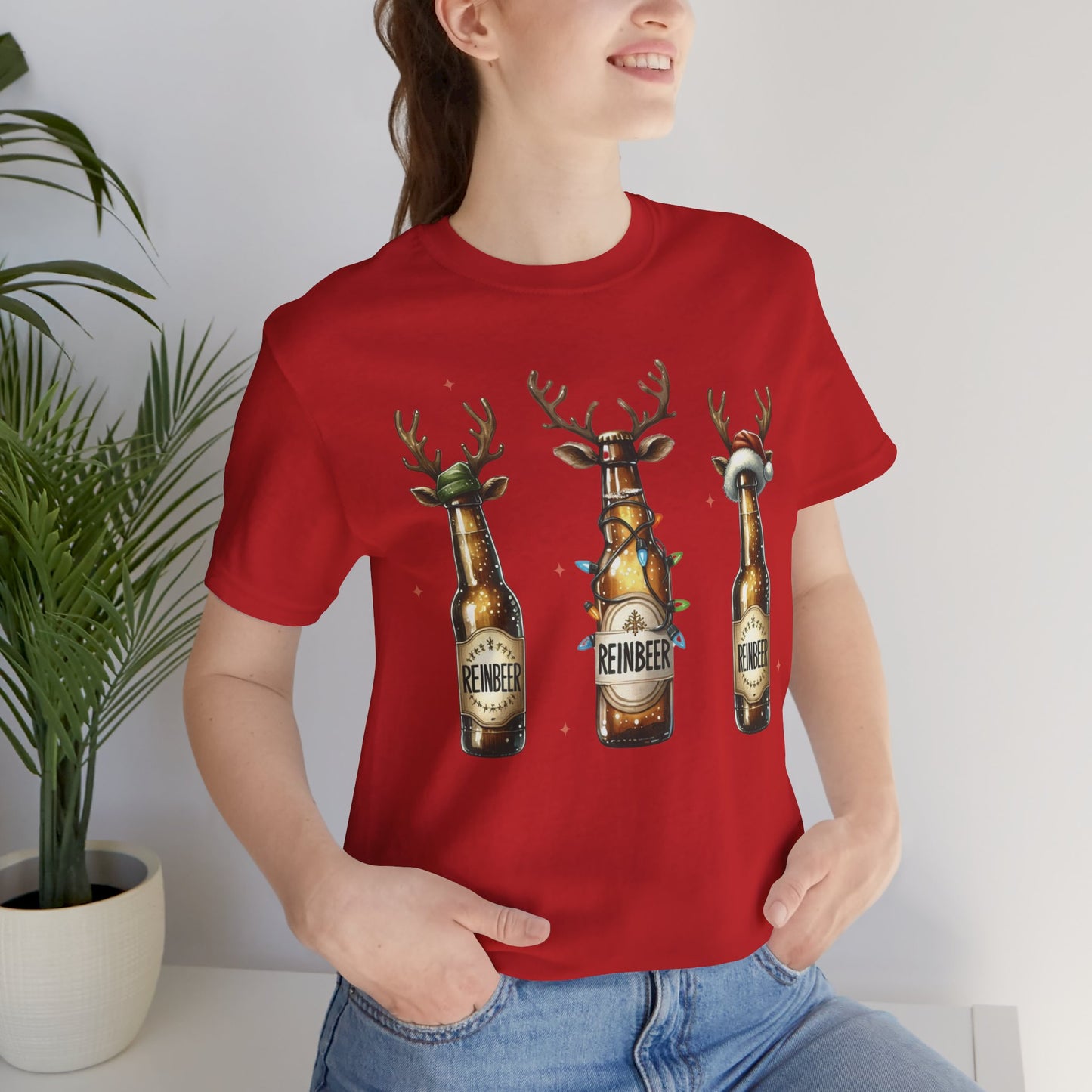 Christmas - Unisex Jersey Short Sleeve Tee - ReinBeer