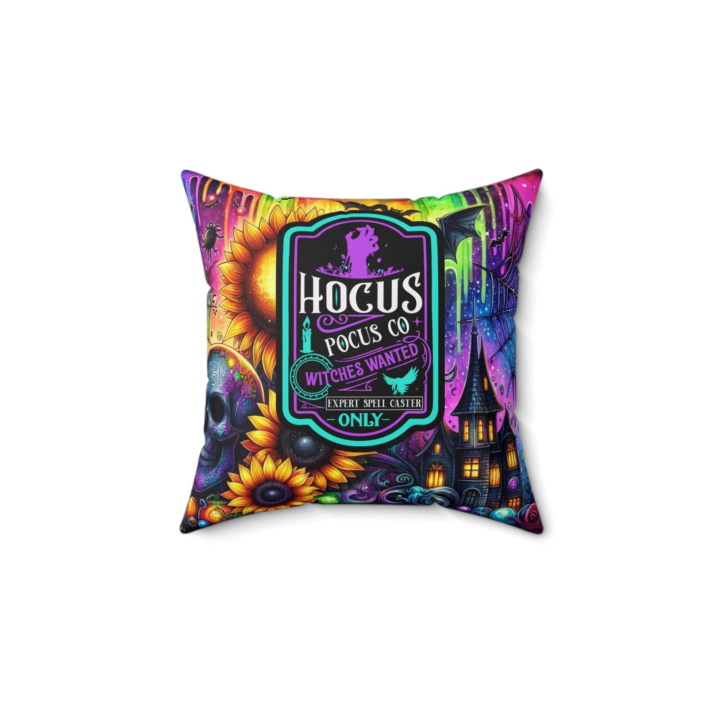 Halloween - Spun Polyester Square Pillow - Hocus Pocus 2