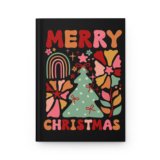 Christmas - Hardcover Journal Matte - Colorful - Christmas Tree