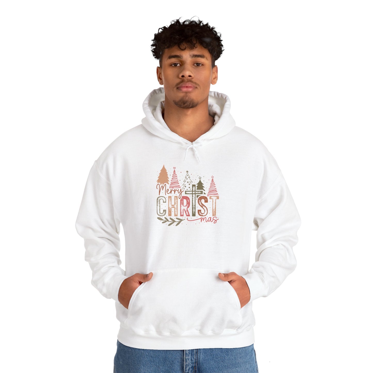 Christmas - Unisex Heavy Blend™ Hooded Sweatshirt - merry Christ mas