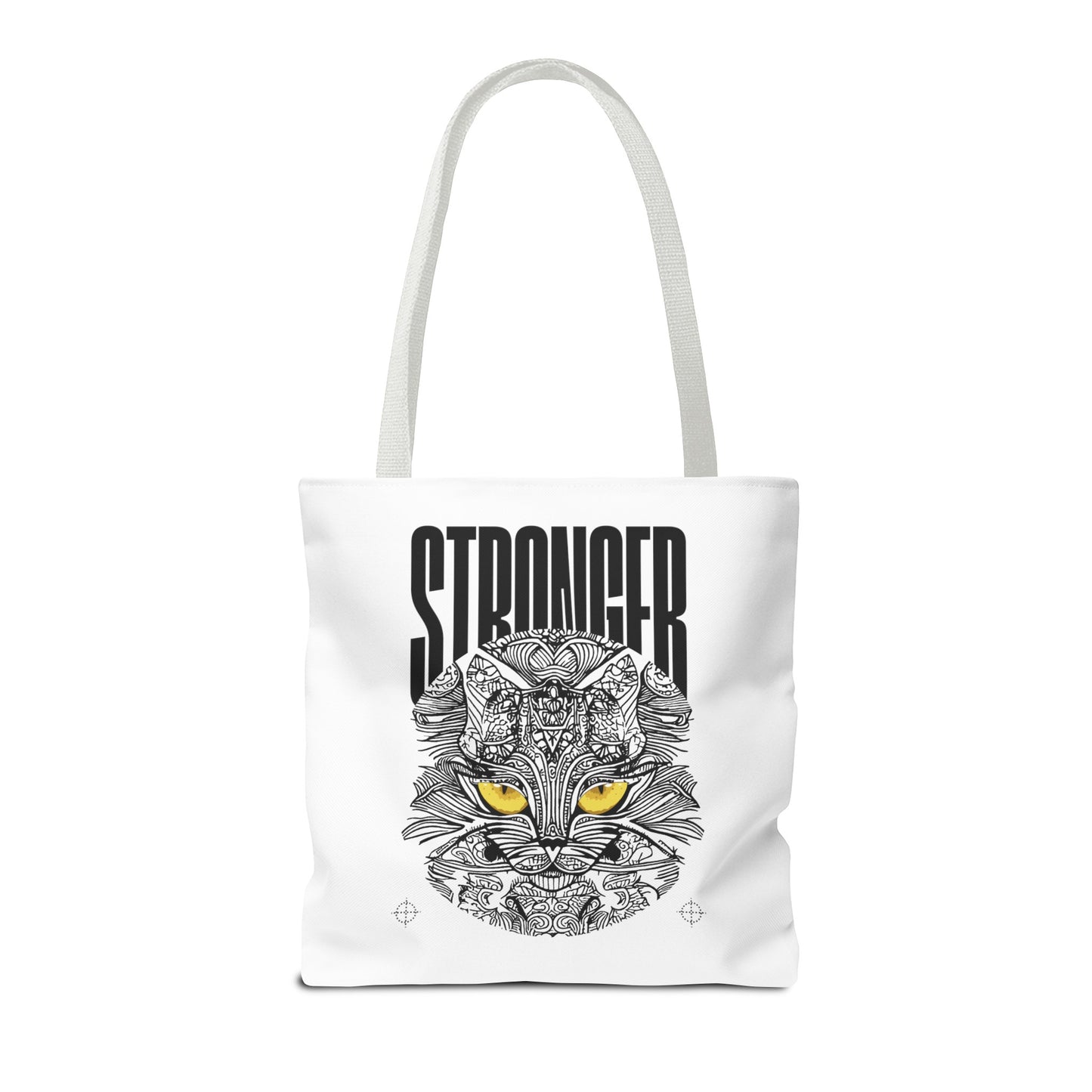 Tote Bag (AOP) - Stronger - White