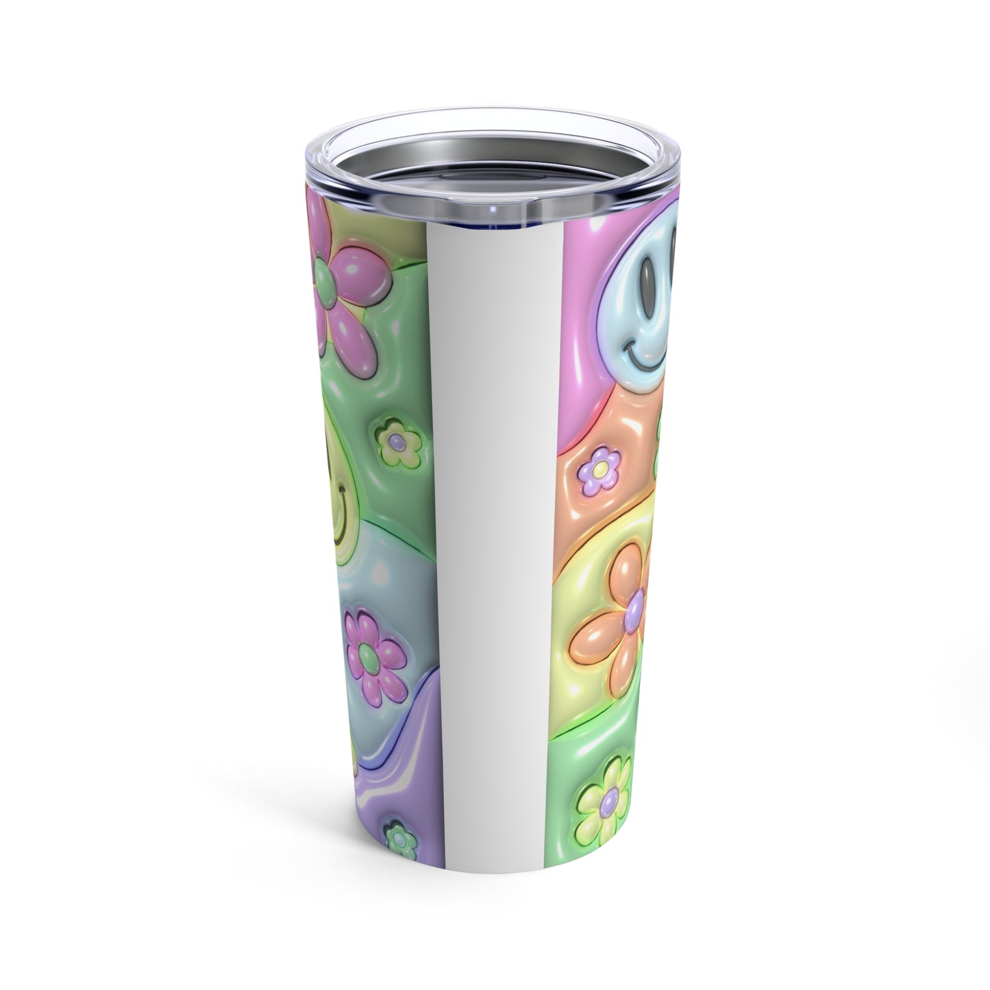 Stainless Steel Tumbler 20oz - INFLATED SMILEY -