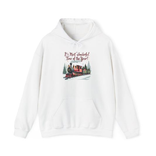 Christmas - Unisex Heavy Blend™ Hooded Sweatshirt - It's Most Wonderful Time Of The Year