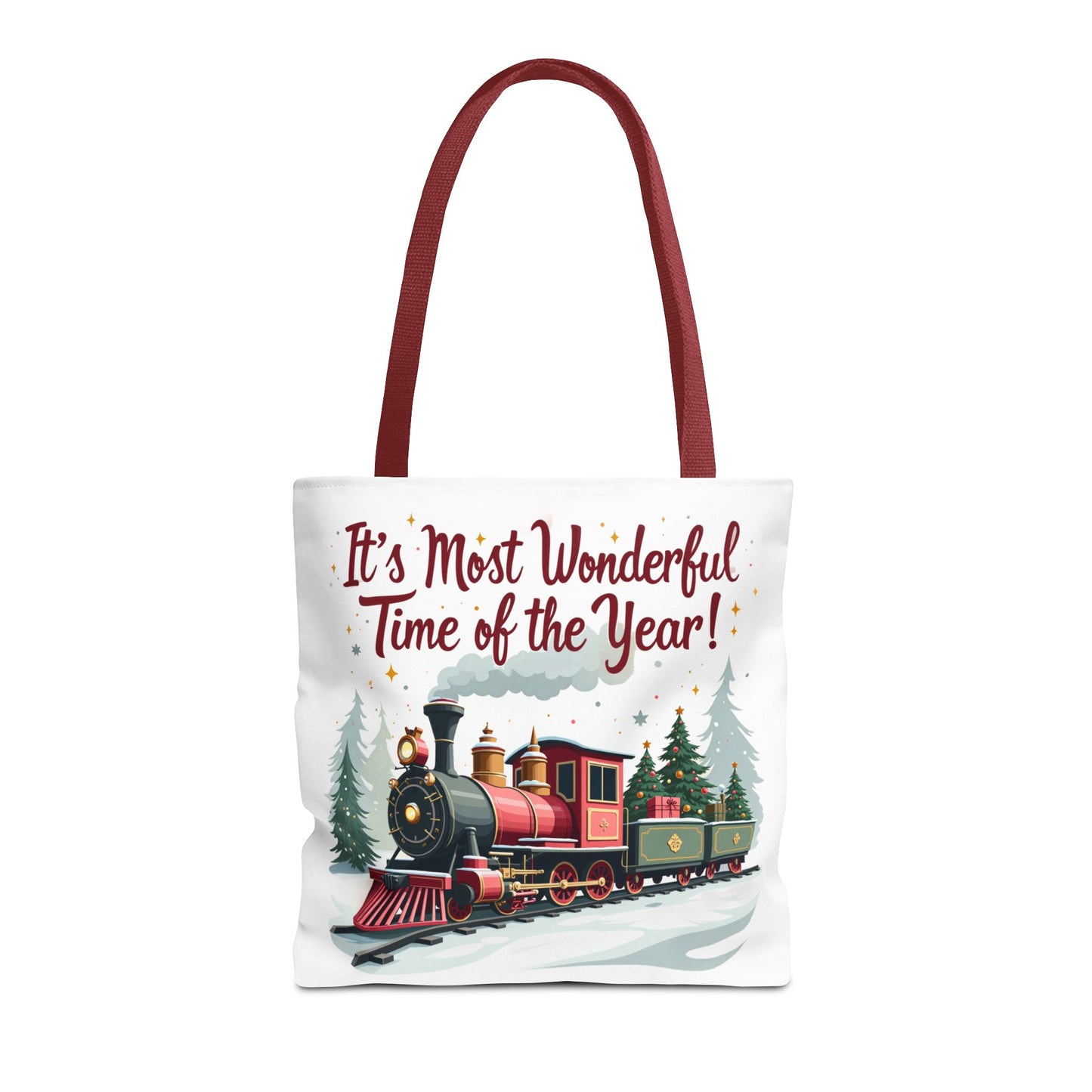 Christmas - Tote Bag (AOP) - It's Most Wonderful Time Of The Year