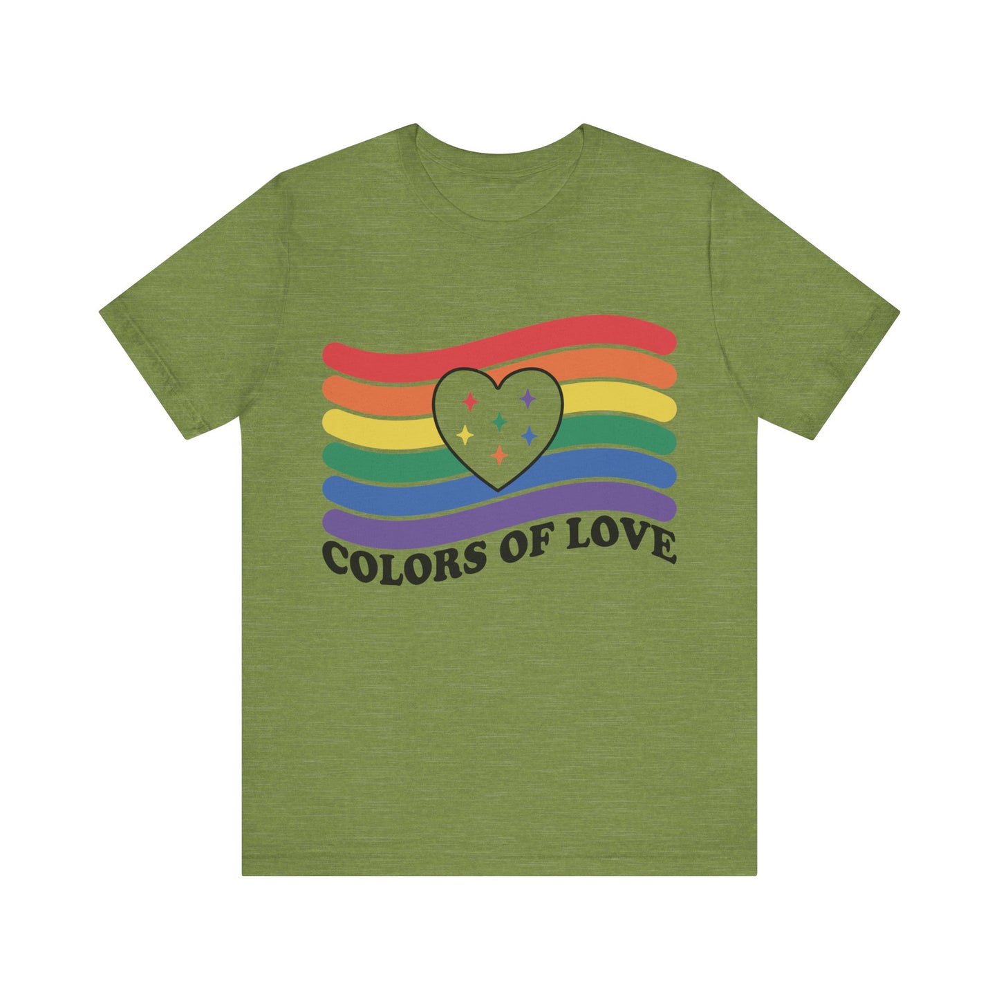 Valentines - Unisex Jersey Short Sleeve Tee - Colors Of Love