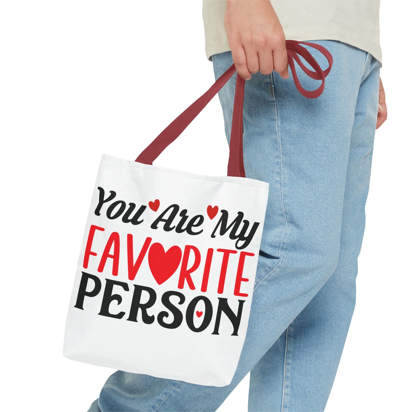 Valentine's - Tote Bag (AOP) - You Are My Favorite Person