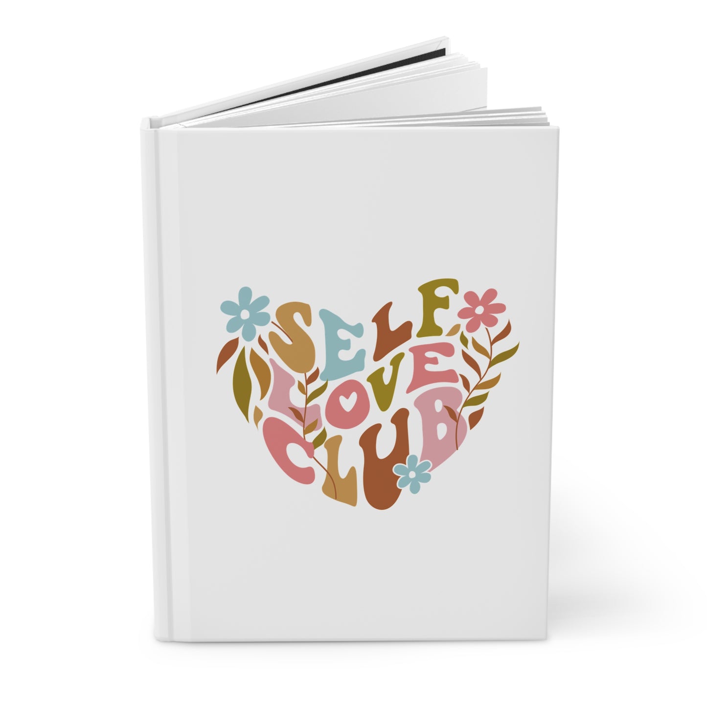 Hardcover Journal Matte - Self Love Club - White