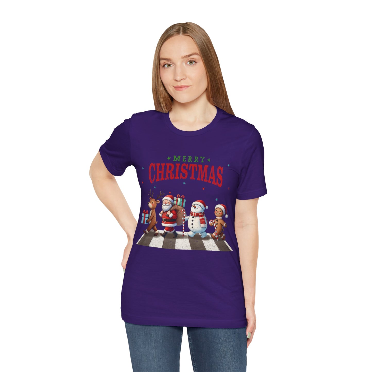 Christmas - Unisex Jersey Short Sleeve Tee - Santa Team