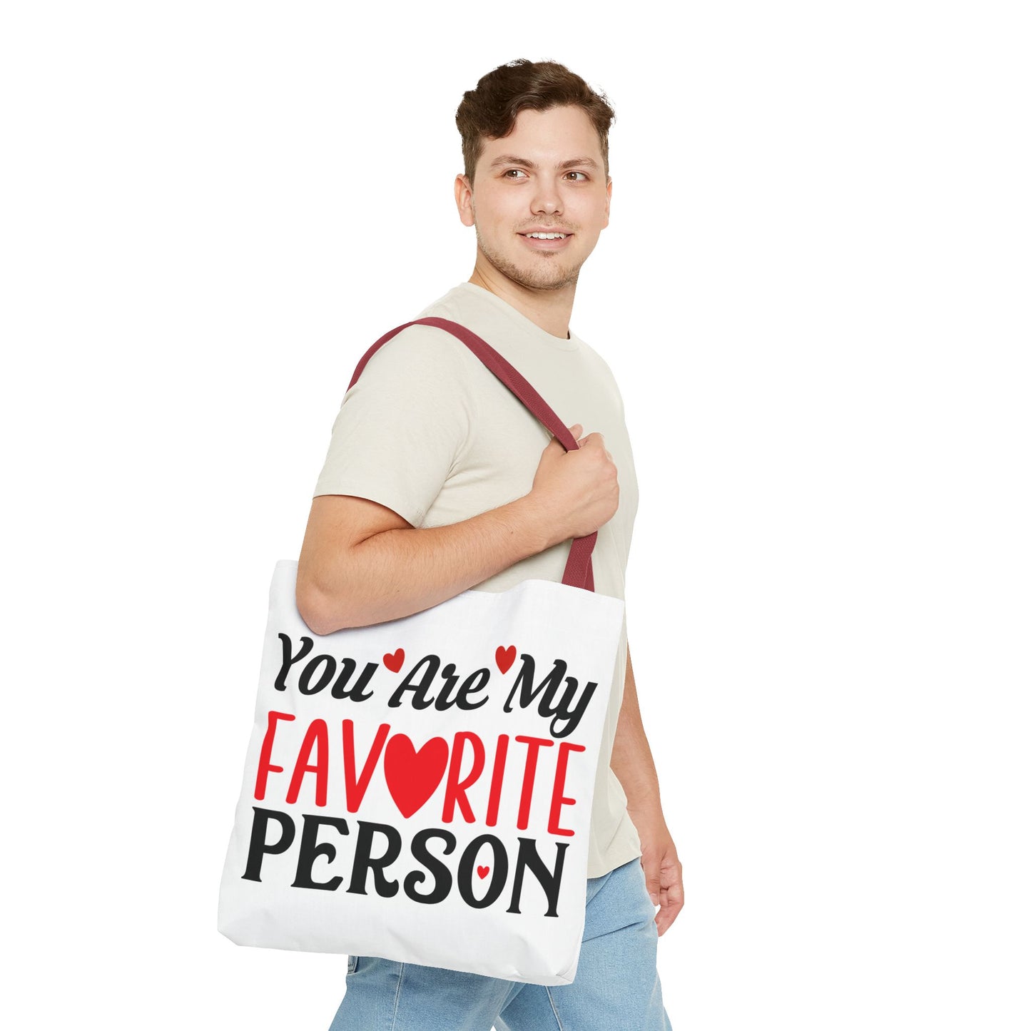 Valentine's - Tote Bag (AOP) - You Are My Favorite Person