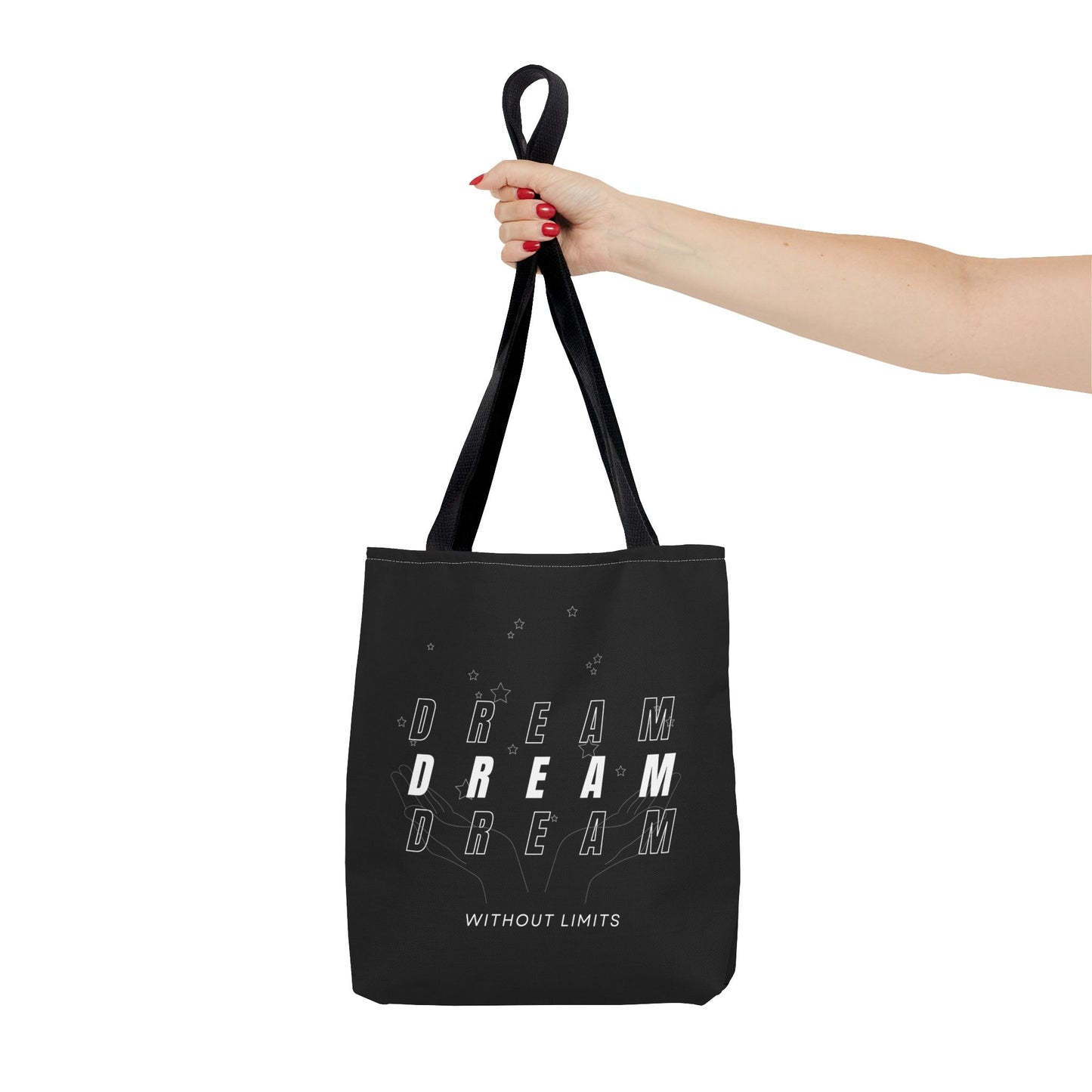 Tote Bag (AOP) - Dream Without Limits - Black