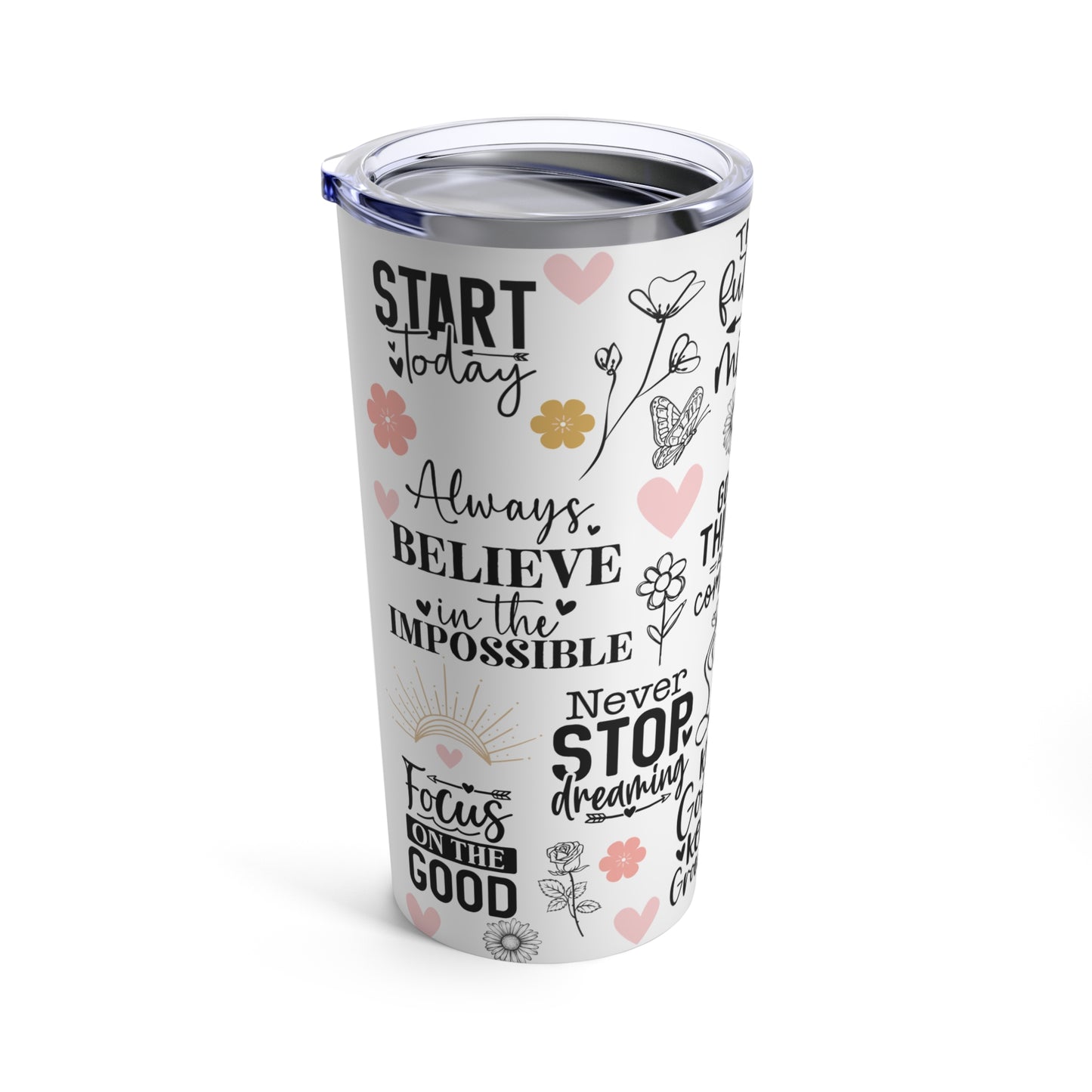 Stainless Steel Tumbler 20oz - TUMBLER WRAPS -