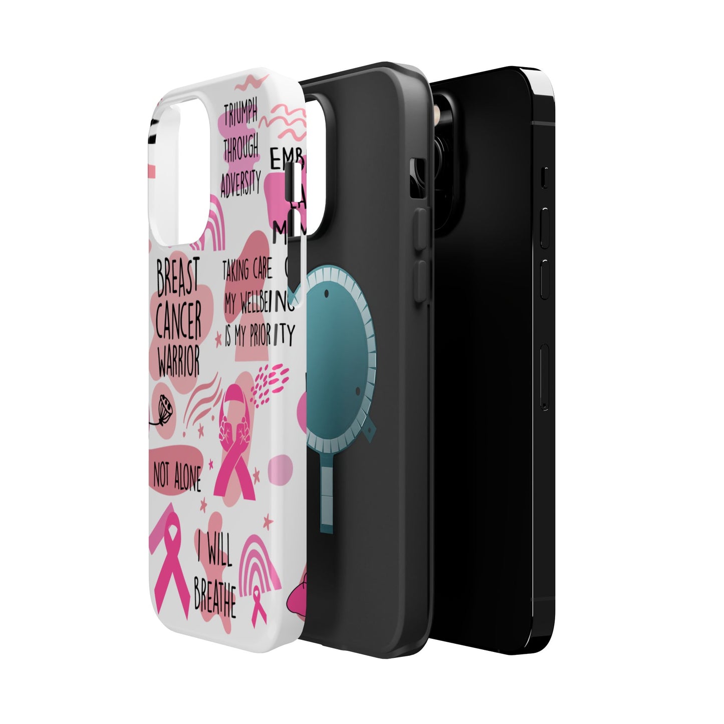 Magnetic Tough Cases - Breast Cancer Warrior