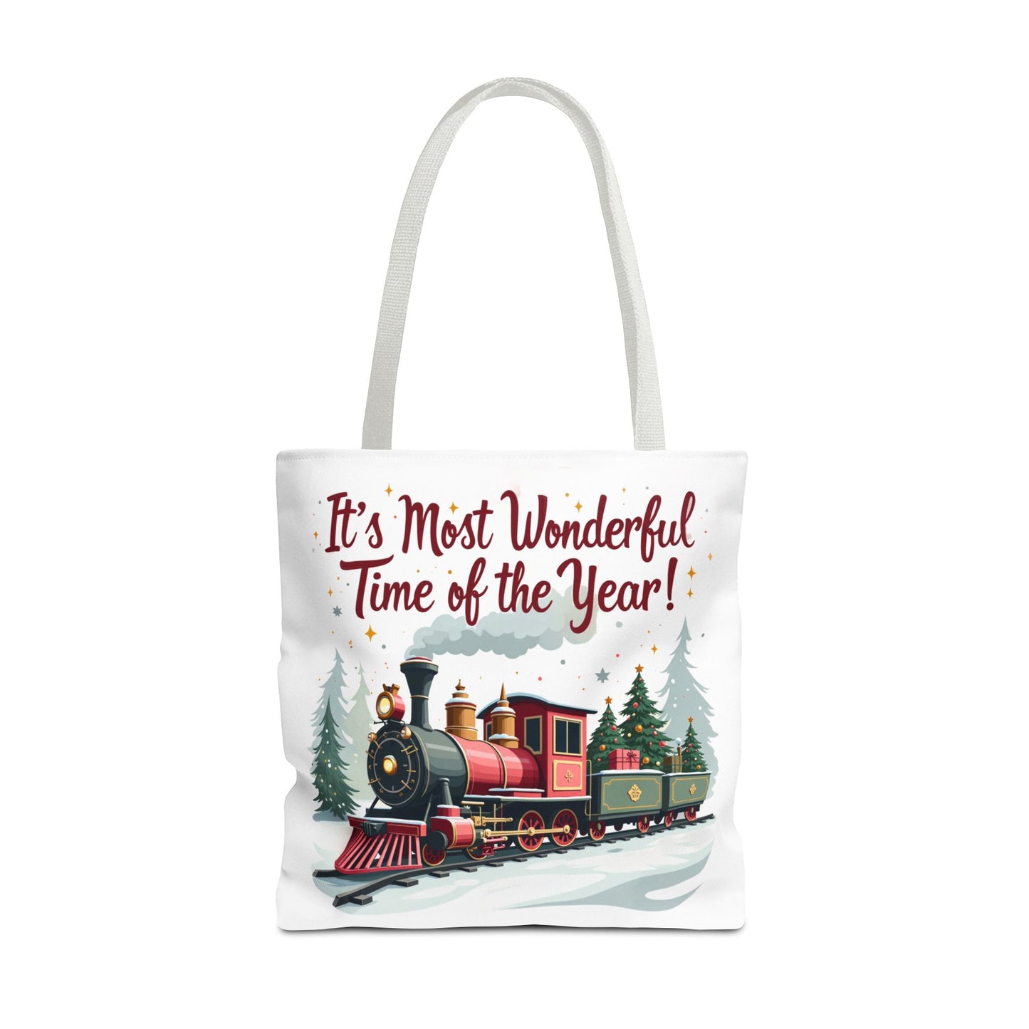 Christmas - Tote Bag (AOP) - It's Most Wonderful Time Of The Year