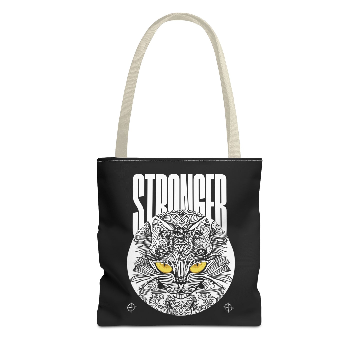 Tote Bag (AOP) - Stronger - Black