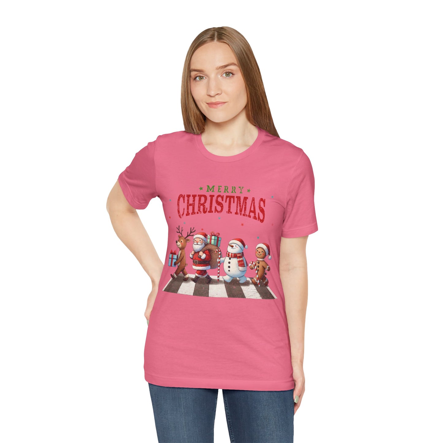 Christmas - Unisex Jersey Short Sleeve Tee - Santa Team