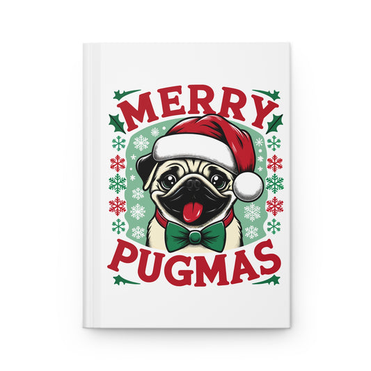 Christmas - Hardcover Journal Matte - Merry Pugmas