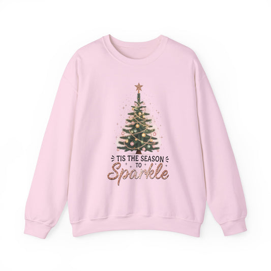 Christmas - Unisex Heavy Blend™ Crewneck Sweatshirt - Tis The Season To Sparkle