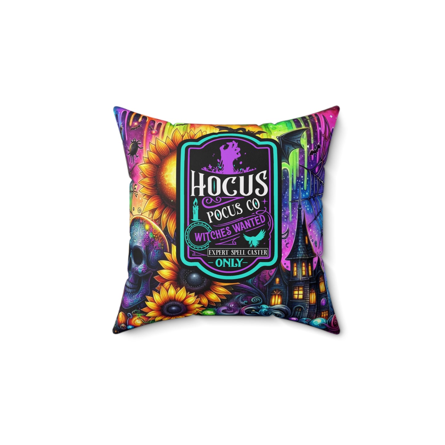 Halloween - Spun Polyester Square Pillow - Hocus Pocus 2