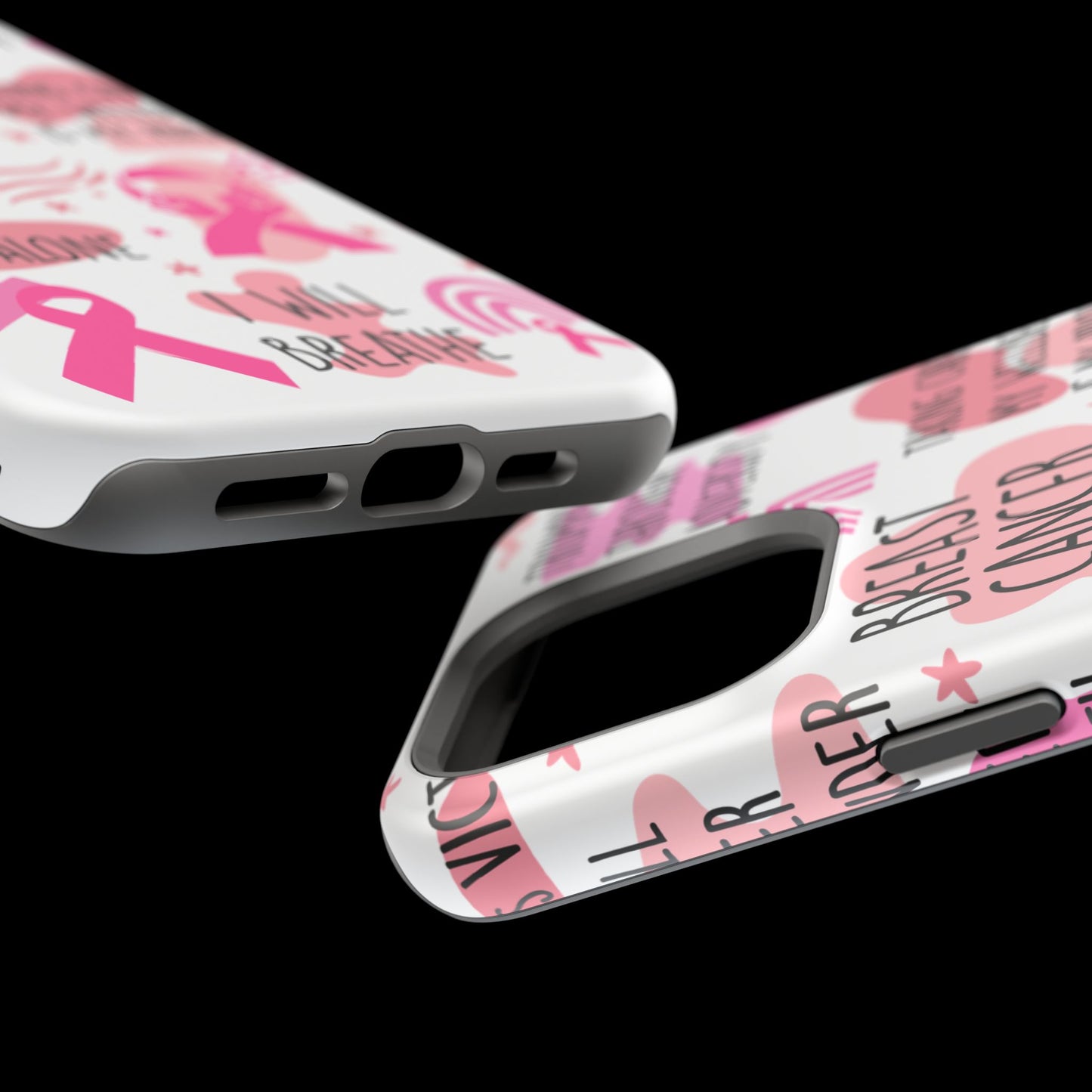 Magnetic Tough Cases - Breast Cancer Warrior