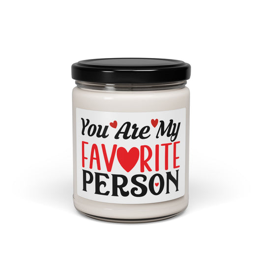 Valentine's - Scented Soy Candle, 9oz - You Are My Favorite Person