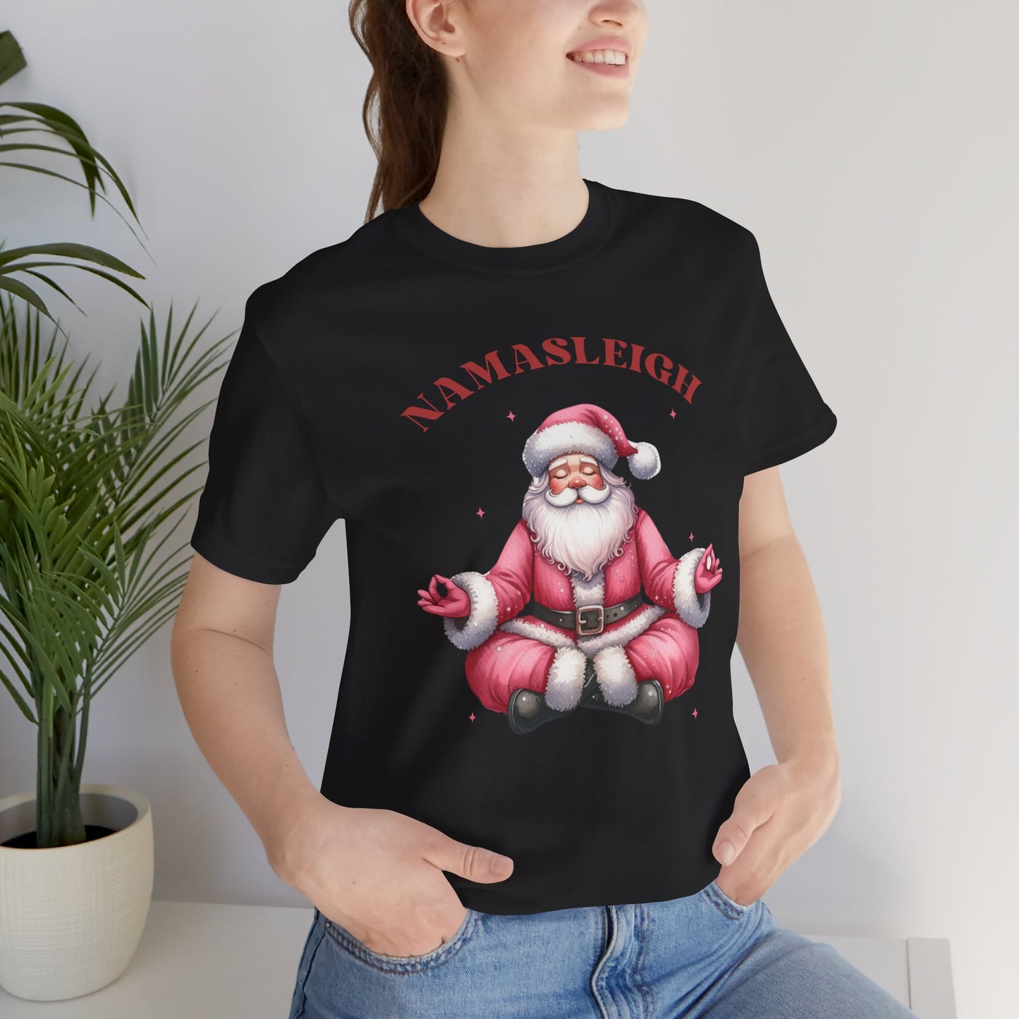 Christmas - Unisex Jersey Short Sleeve Tee - Namasleigh