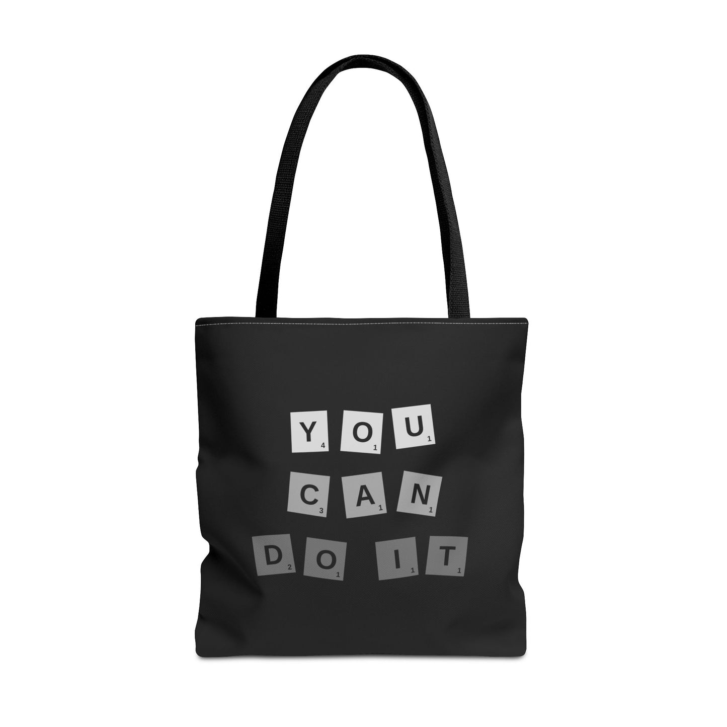 Tote Bag (AOP) - You Can Do It - Black