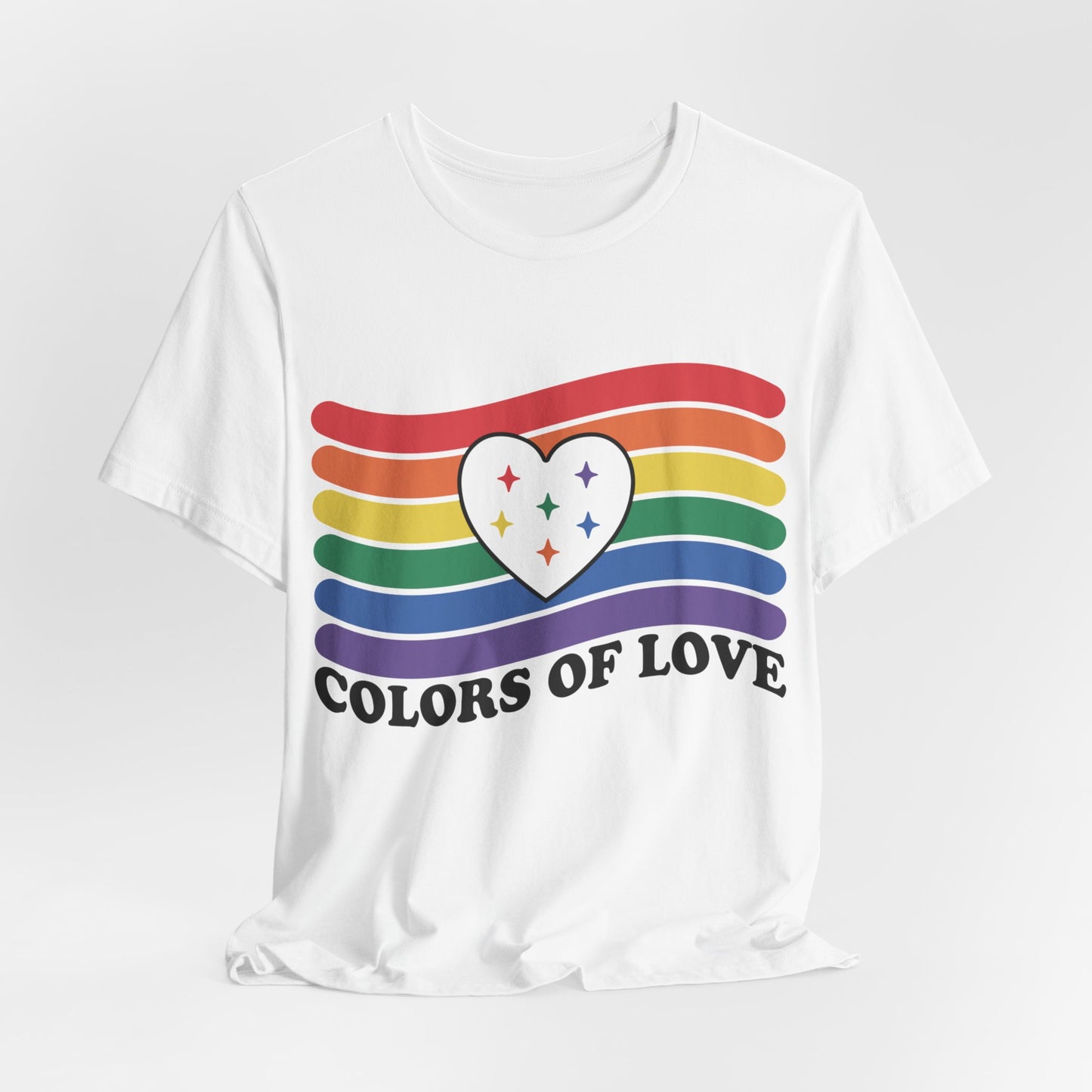 Valentines - Unisex Jersey Short Sleeve Tee - Colors Of Love