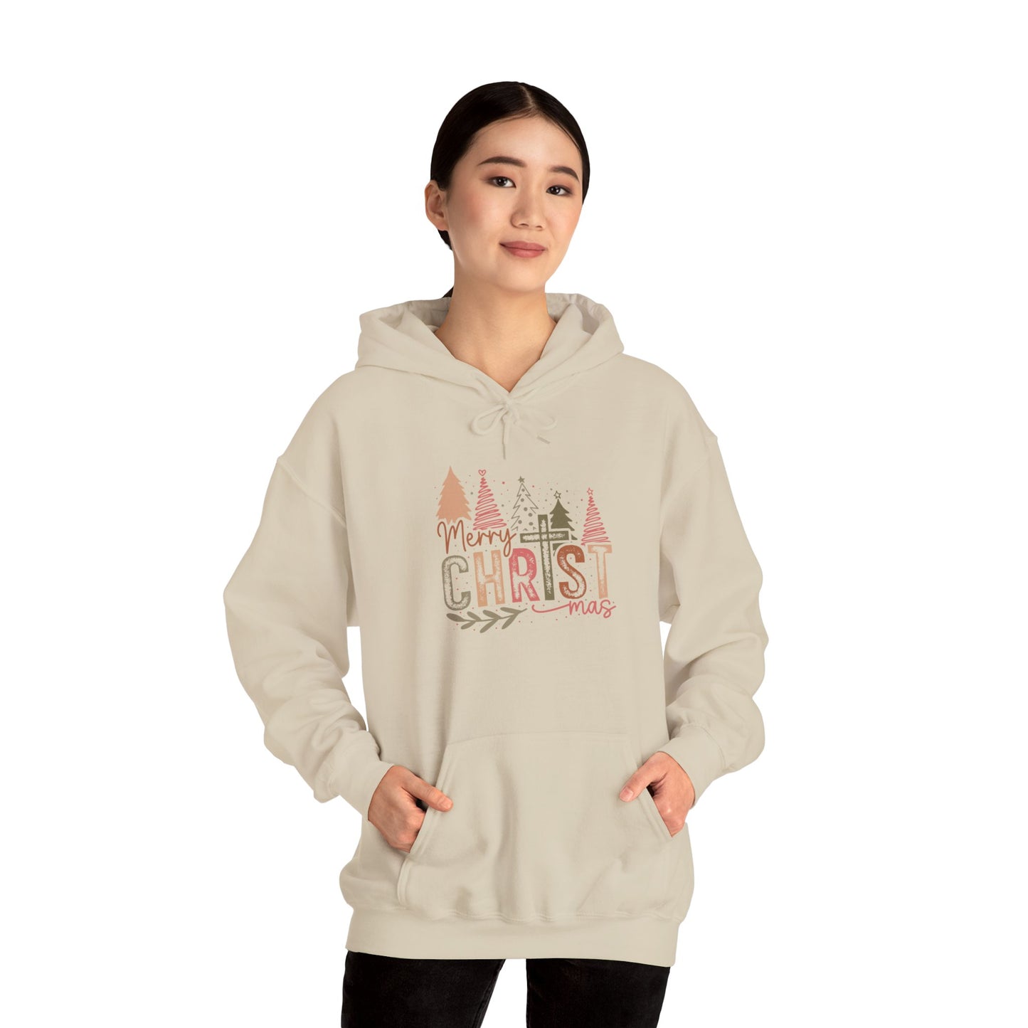 Christmas - Unisex Heavy Blend™ Hooded Sweatshirt - merry Christ mas