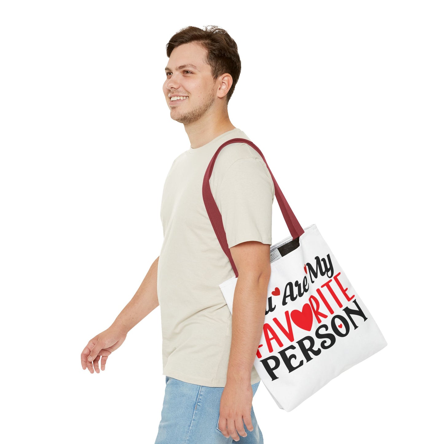 Valentine's - Tote Bag (AOP) - You Are My Favorite Person