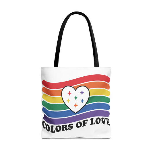 Valentine's - Tote Bag (AOP) - Colors Of Love