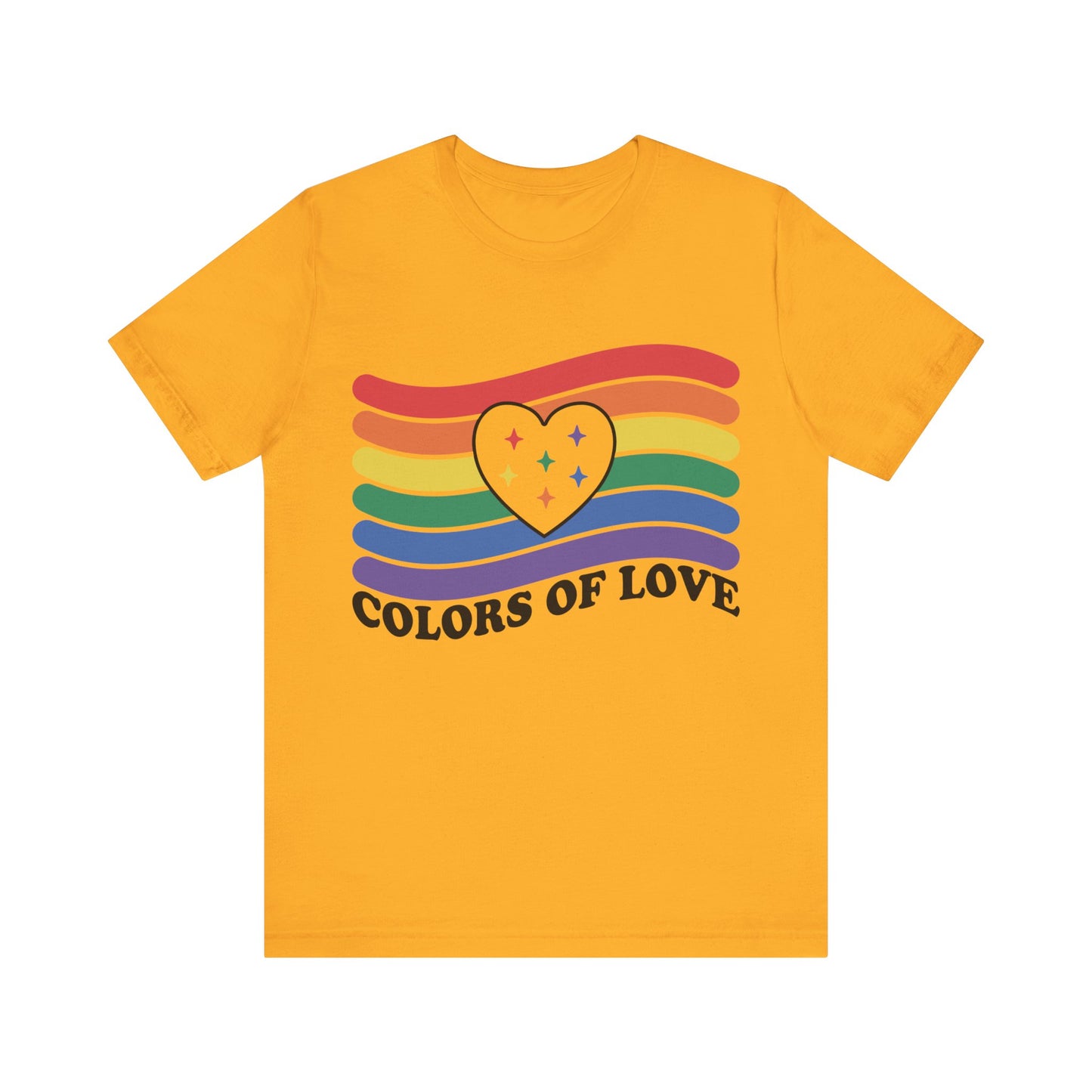 Valentines - Unisex Jersey Short Sleeve Tee - Colors Of Love