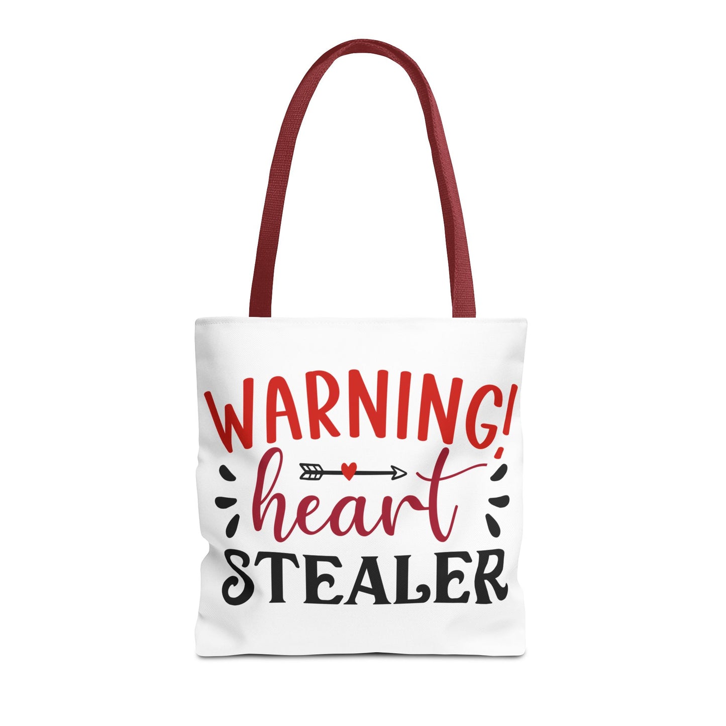 Valentine's - Tote Bag (AOP) - Warning Heart Stealer