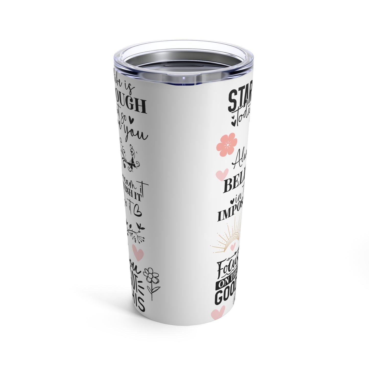 Stainless Steel Tumbler 20oz - TUMBLER WRAPS -