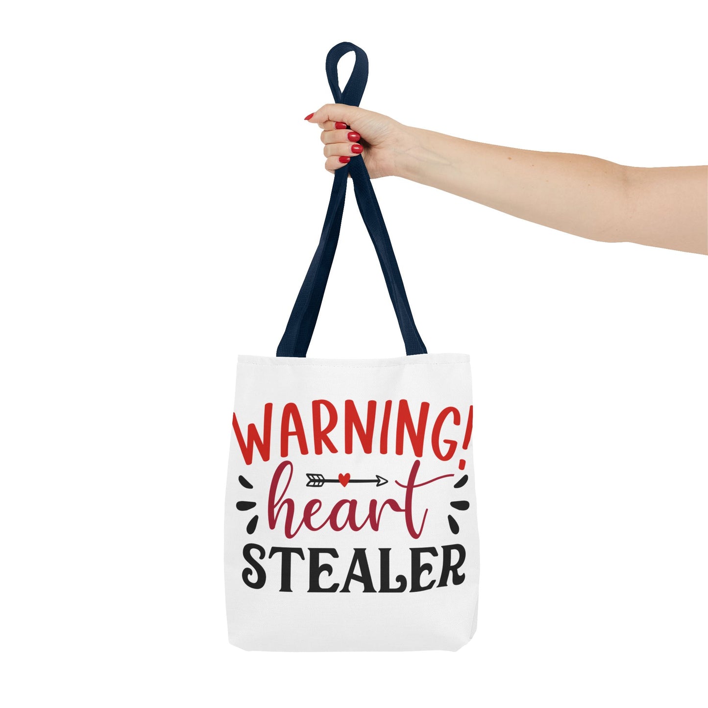 Valentine's - Tote Bag (AOP) - Warning Heart Stealer