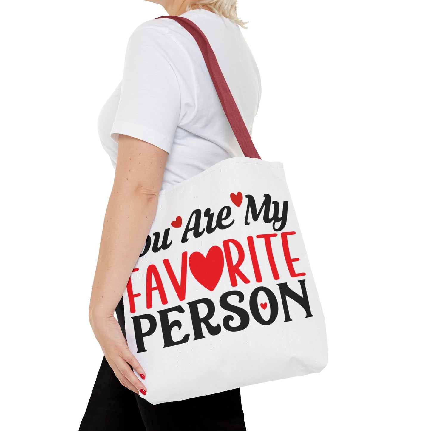 Valentine's - Tote Bag (AOP) - You Are My Favorite Person