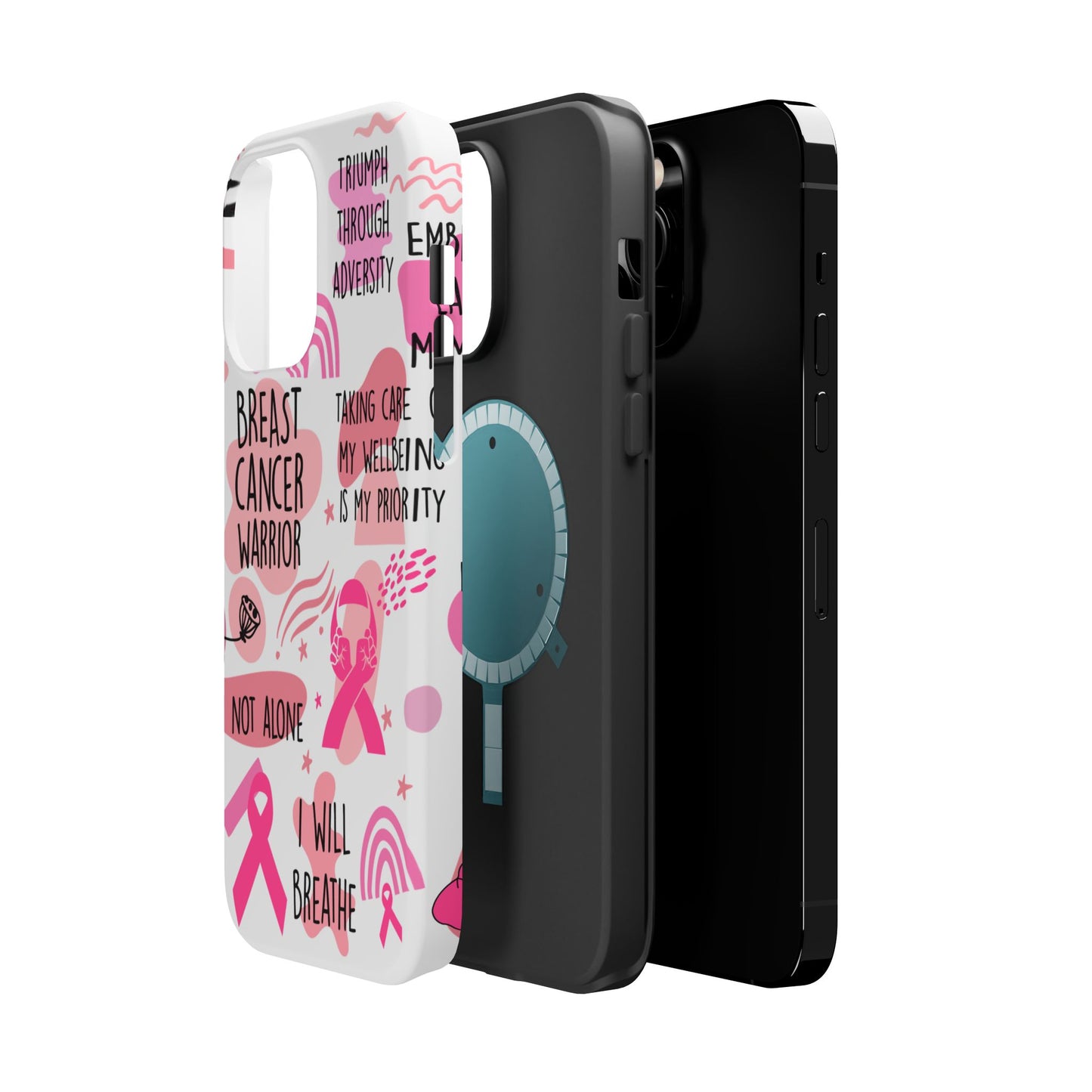 Magnetic Tough Cases - Breast Cancer Warrior