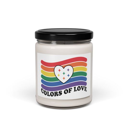 Valentine's - Scented Soy Candle, 9oz - Colors Of Love