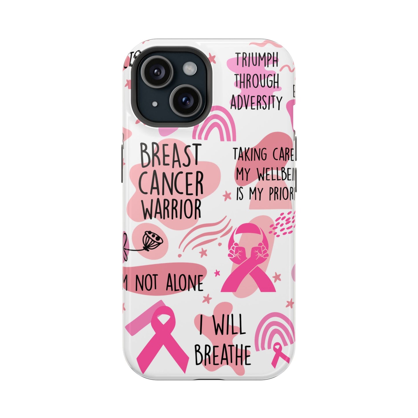 Magnetic Tough Cases - Breast Cancer Warrior