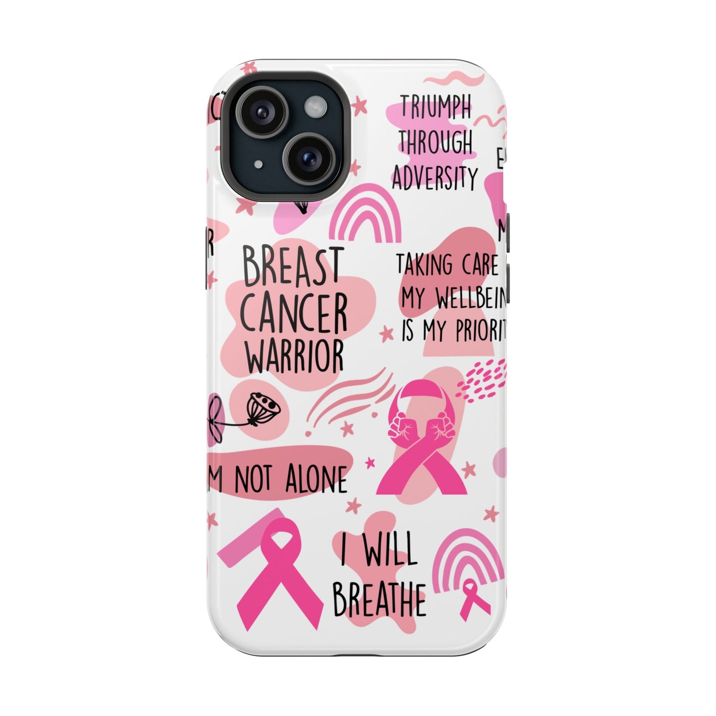 Magnetic Tough Cases - Breast Cancer Warrior