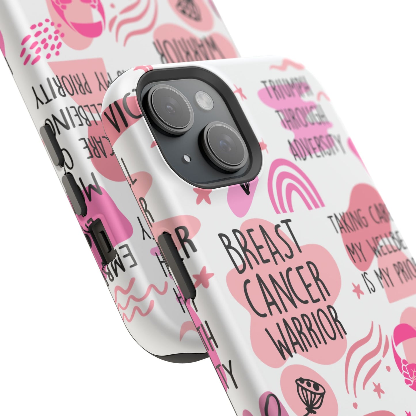 Magnetic Tough Cases - Breast Cancer Warrior