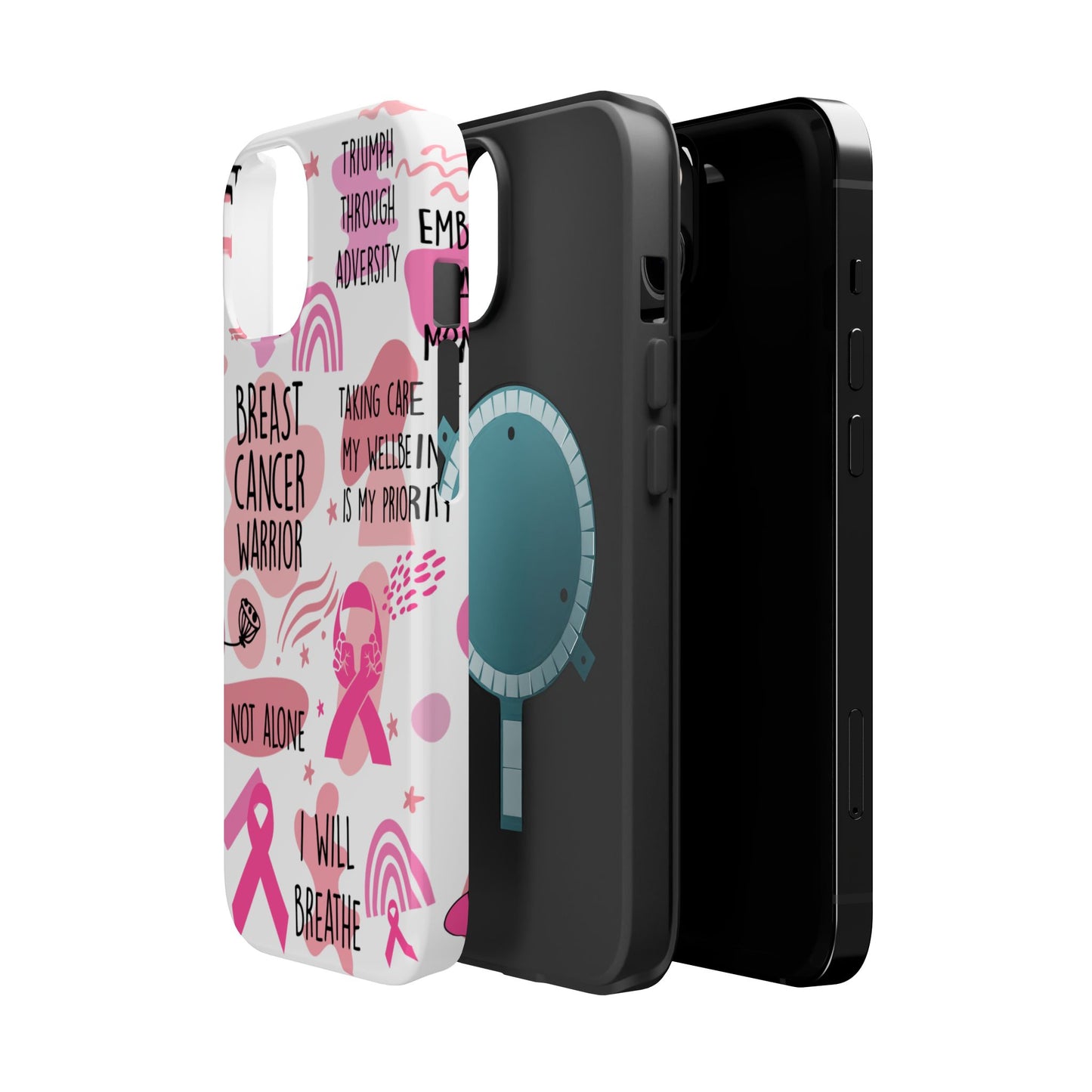 Magnetic Tough Cases - Breast Cancer Warrior