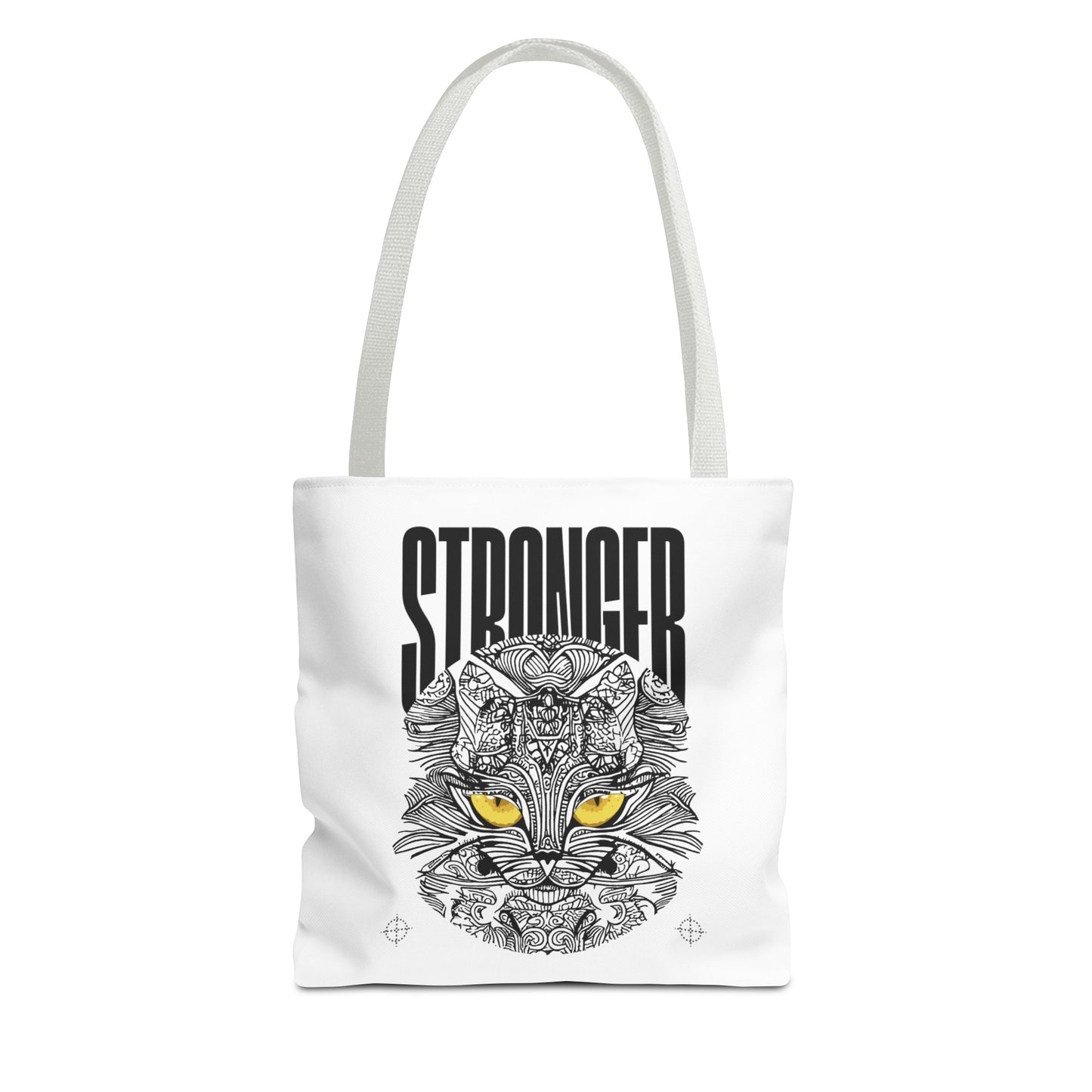 Tote Bag (AOP) - Stronger - White